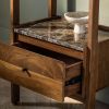 Atkin and Thyme Brera Narrow Shelving Unit Drawer Detail