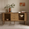 Atkin and Thyme Byron Sideboard in Muted Oak Open