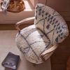 Calvin Armchair in Moroccan Printed Cotton