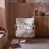 Calvin Armchair in Moroccan Printed Cotton