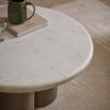 Column Marble Coffee Table