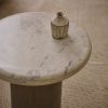 Column Marble Side Table
