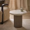 Column Marble Side Table