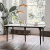 Cone Marble Dining Table 180Cm - Black