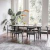 Cone Marble Dining Table 180Cm - Black