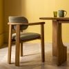 Atkin and Thyme Cora Dining Chair in Olive Back View
