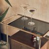 Atkin and Thyme Carolina Drinks Trolley Glass Top