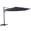 Graphite Grey 3m Deluxe Cantilever Parasol