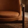 Atkin and Thyme Evelyn Armchair In Tan Leather