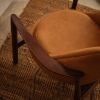 Atkin and Thyme Evelyn Armchair In Tan Leather