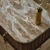Atkin and Thyme Flute Bedside Table - Vintage