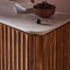 Flute Marble Drinks Cabinet