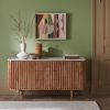 Flute Marble Sideboard