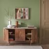 Flute Marble Sideboard
