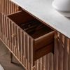 Flute Marble Sideboard