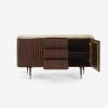 Atkin and Thyme Flute Sideboard - Vintage - Open