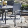 Gabriela 6 Seat Dining Set with Lazy Susan and Parasol 
