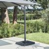 Graphite Grey 3m Deluxe Cantilever Parasol