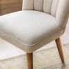 Atkin and Thyme Joyce Dining Chair In Natural Linen Seat