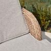 Atkin and Thyme Karla Rattan Sunlounger Arm rest