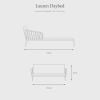 Atkin and Thyme Lauren Day Bed Dimensions 