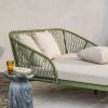 Atkin and Thyme Lauren Daybed in Green  Back Rest