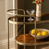 Atkin and Thyme Malone Drinks Trolley Handle Detail