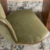 Atkin and Thyme Mara Occasional Chair in Green Velvet