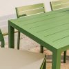 Atkin and Thyme Anna 4 Seat Dining Set in Green