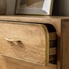 Atkin and Thyme Miro 6 Drawer Chest Corner Detail