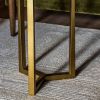 Atkin and Thyme Molten Side Table Clear Glass Legs
