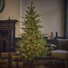 Atkin and Thyme Nordman Fir Pre-lit Christmas Tree - 7t Tall 
