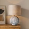 Atkin and Thyme Pumpkin Table Lamp On