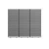 Atkin and Thyme Savannah Pergola 3M Fixed Slatted Side Wall