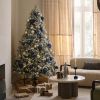 Atkin and Thyme Snowmelt Fir Pre-lit Christmas Tree - 7.5ft Tall