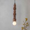 Atkin and Thyme Spindle Pendant Light Natural 
