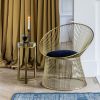 St Germain Brass Occassional Chair