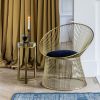 Saint Germain Brass Occassional Chair