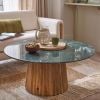 Westbourne Forest Green Marble Coffee Table