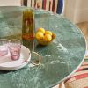 Westbourne Forest Green Marble Dining Table Top 