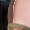 Emmeline Pink Velvet Armchair