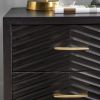 Fandango Bedside Drawers - Black