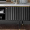 Flute Marble Media Unit - Black