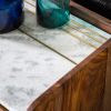 Deco Marble Bedside Table