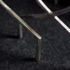 Wishbone Glass Top Nesting Side Tables