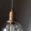 Whitechapel Ceiling Pendant in Burnished Copper 