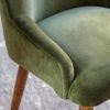 Baxter Dining Chair in Deep Green Velvet 