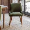 Baxter Dining Chair in Deep Green Velvet 