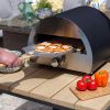 Casa Mia Bravo 12 Inch Gas Pizza Oven Black Pizza 