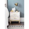 Chevron Bedside Drawers 